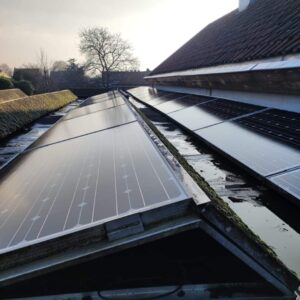 Reinigen van zonnepanelen